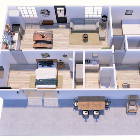 Private Jt Cabin - Ev L2 Station, Hammocks, Fire Pit, Bbq, Bocce Ball, Cornhole Yucca Valley Exterior foto