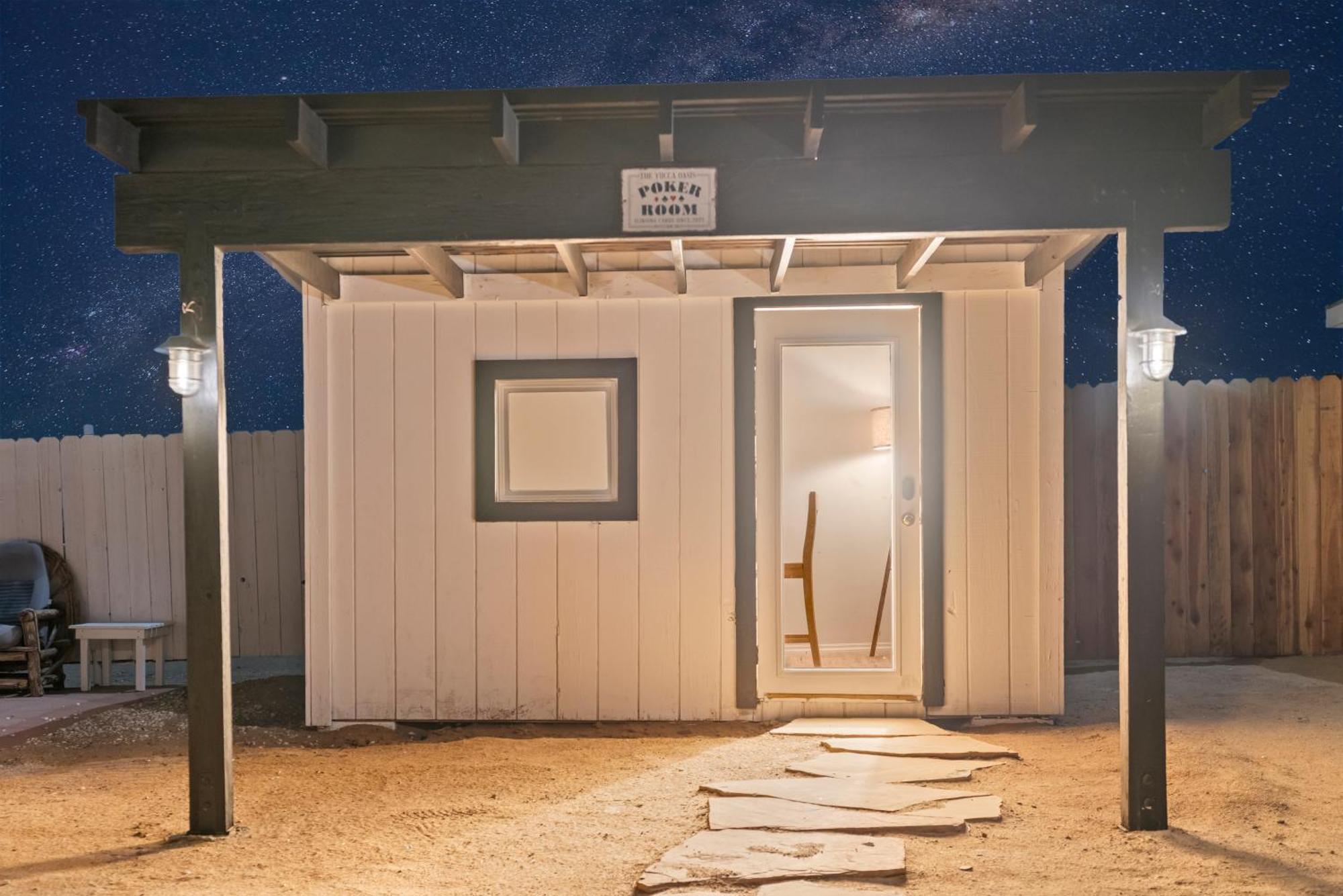 Private Jt Cabin - Ev L2 Station, Hammocks, Fire Pit, Bbq, Bocce Ball, Cornhole Yucca Valley Exterior foto